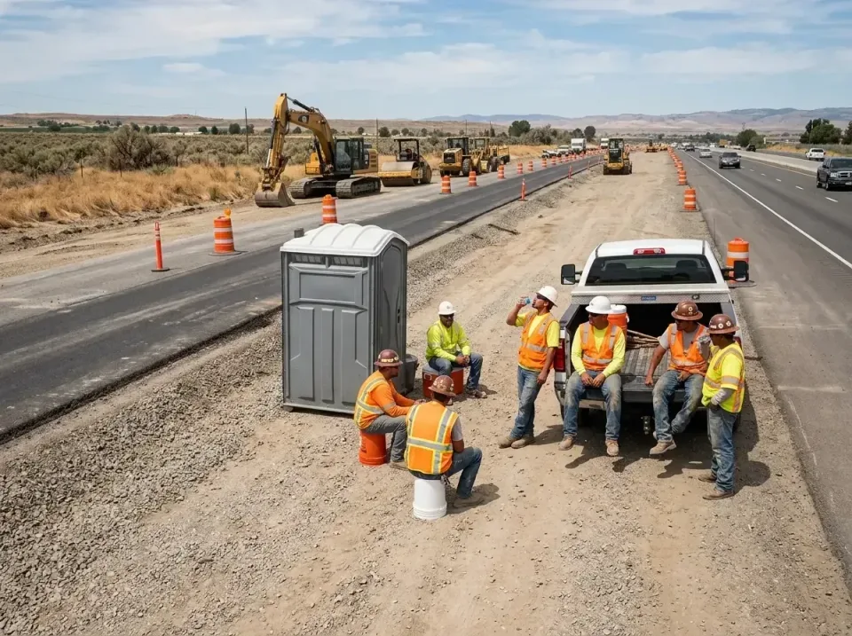 highway-road-construction-crew-007 — frequently asked questions, Porta Potty and Restroom Rentals in Burnt Mills, MD